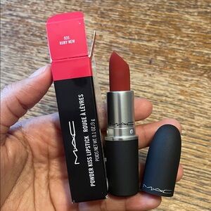 MAC Cosmetics Powder Kiss Lipstick - Ruby New Red